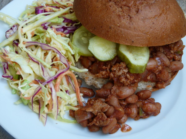 turkey and pinto bean sloppy joes | pamela salzman