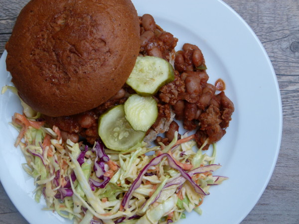 turkey and pinto bean sloppy joes | pamela salzman