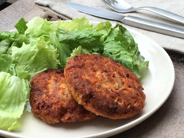 wild salmon patties | pamela salzman