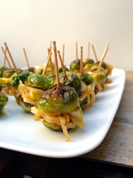 brussels sprout sliders | pamela salzman