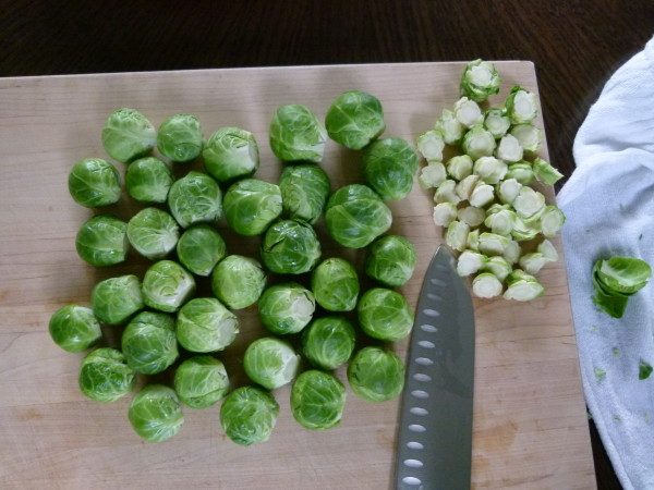 trim the sprouts