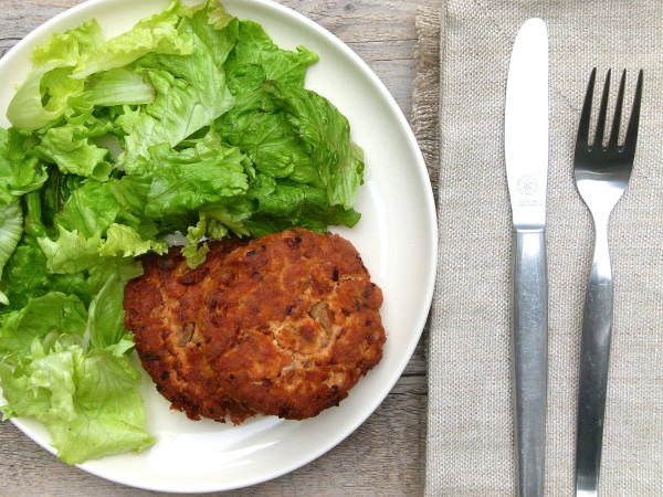 wild salmon patties  | pamela salzman