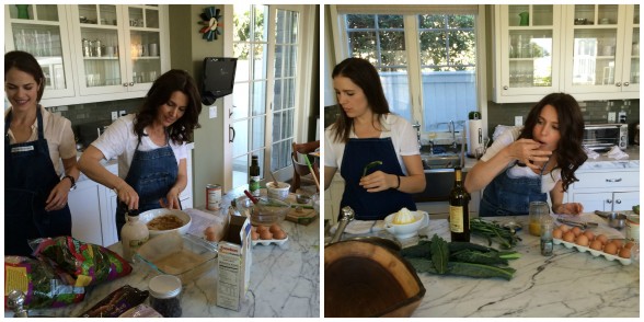 cooking with the ladies