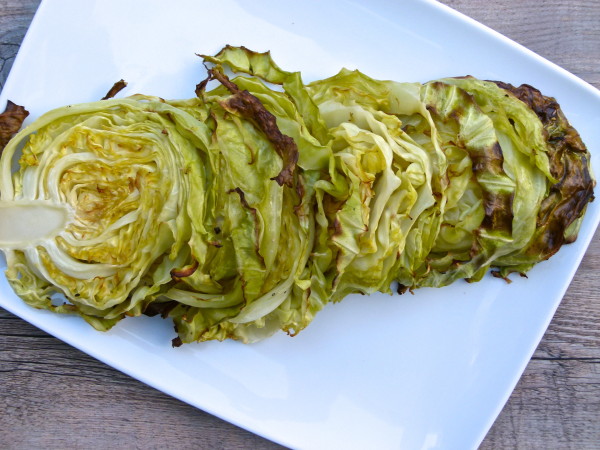 roasted cabbage wedges | pamela salzman