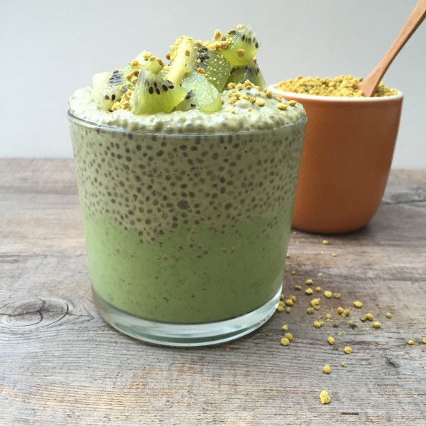 Matcha Chia Pudding Parfait | pamela salzman