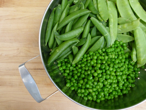 three types of peas