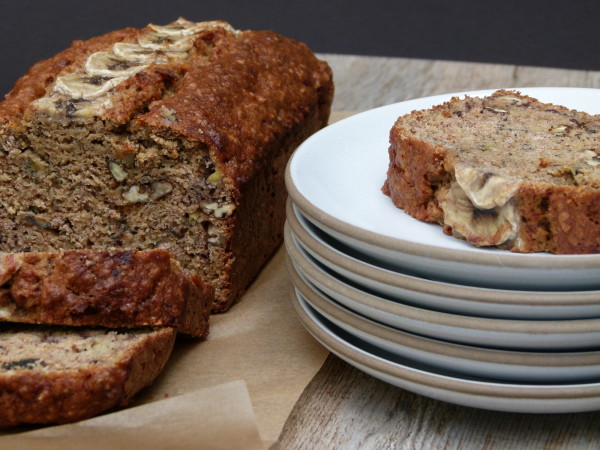 whole grain banana bread with almond pulp | pamela salzman