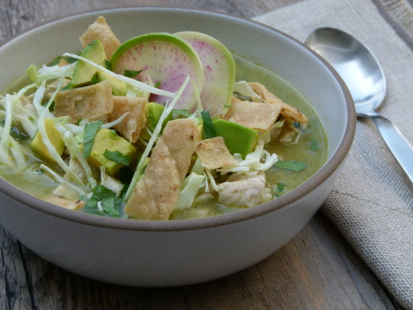 chicken posole verde | pamela salzman