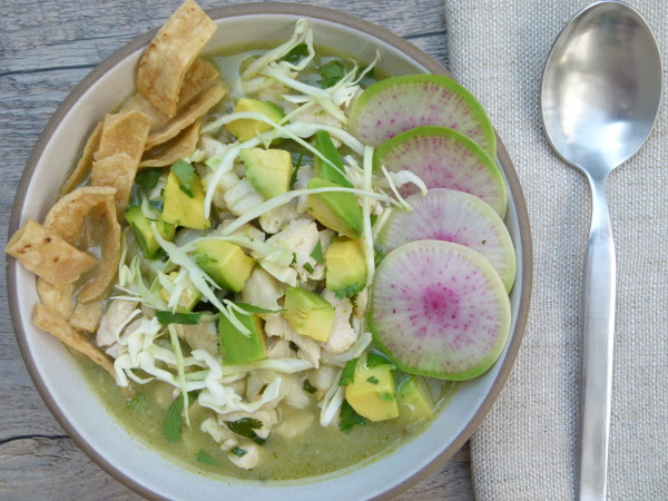 chicken posole verde | pamela salzman