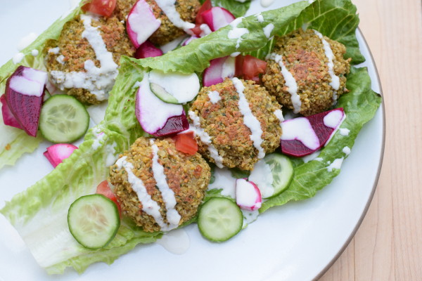 baked falafel | pamela salzman