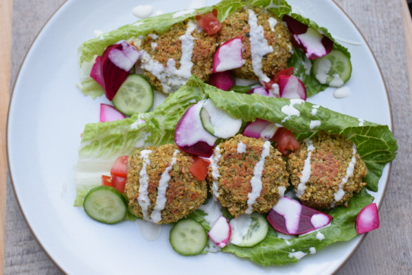 baked falafel | pamela salzman