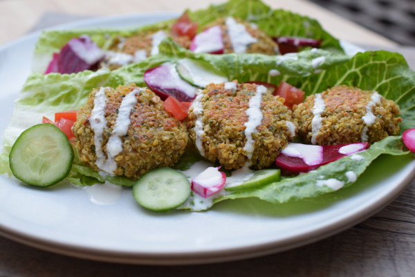 baked falafel | pamela salzman