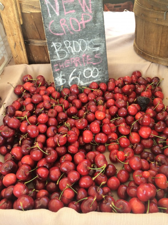 fresh cherries