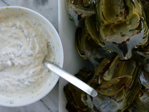 lemon-caper dipping sauce | pamela salzman