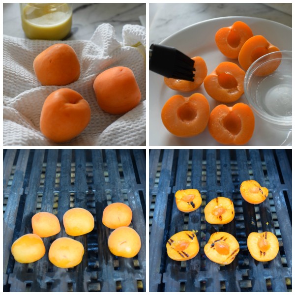 grilling apricots