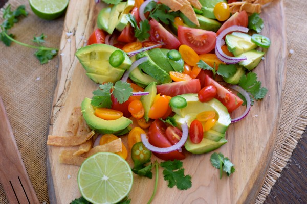 deconstructed guacamole salad | pamela salzman