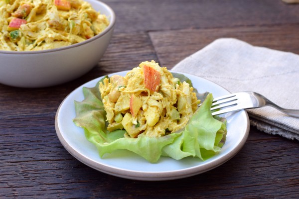 Curried Chicken Salad l Panning The Globe