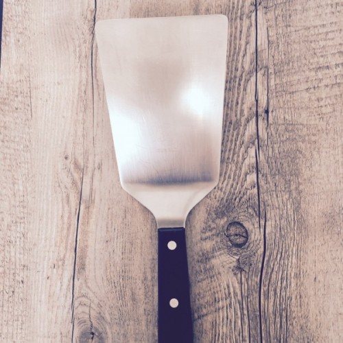 wide stainless spatula |pamela salzman