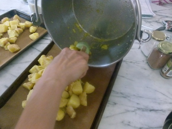 transfer to a baking sheet