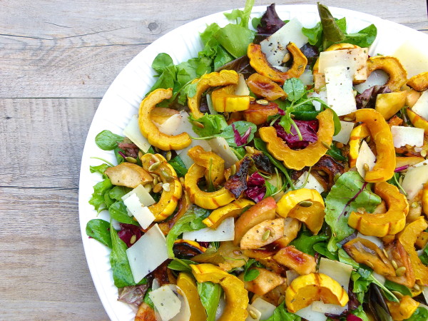 delicata and apple salad | pamela salzman