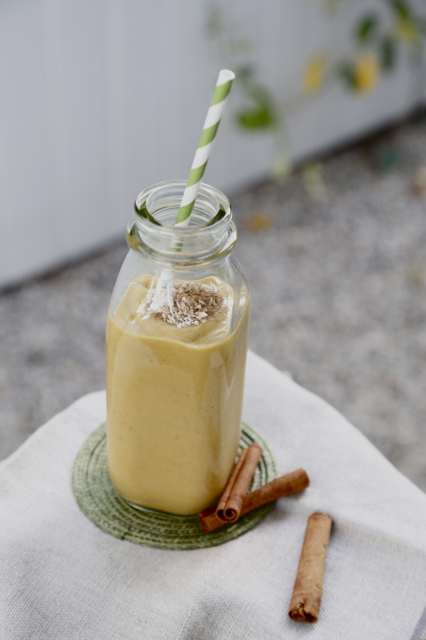  vegan pumpkin pie smoothie with a secret ingredient | pamela salzman 