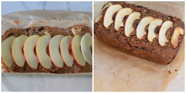 whole grain apple quick bread with almond pulp | pamela salzman