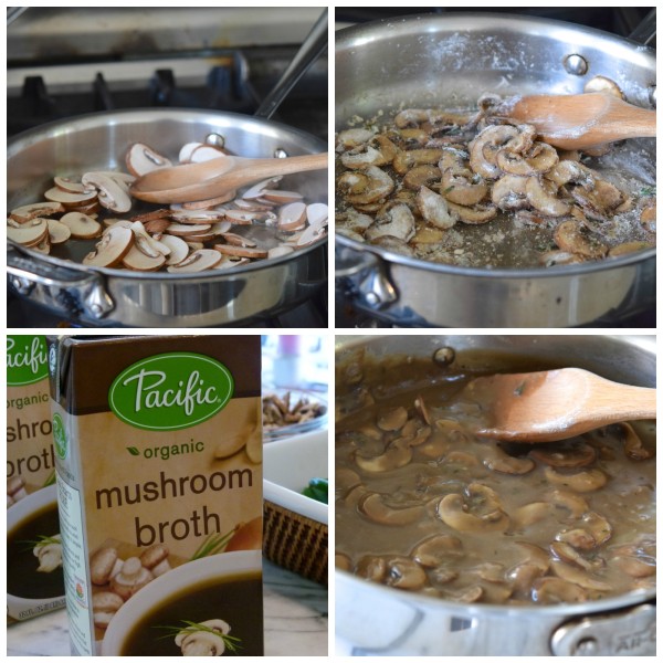 clean mushroom sauce for green bean casserole | pamela salzman