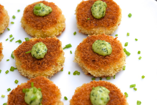 mini risotto cakes | pamela salzman