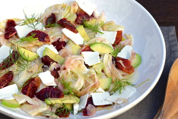 fennel salad with citrus, avocado and ricotta salata | pamela salzman