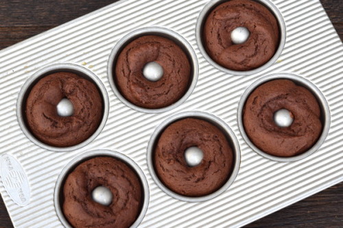 baked chocolate doughnuts | pamela salzman