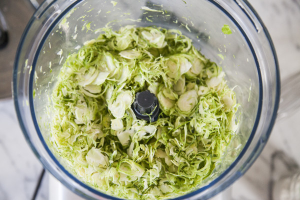 sliced brussels sprouts