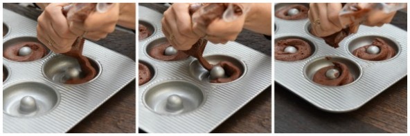 baked chocolate doughnuts | pamela salzman