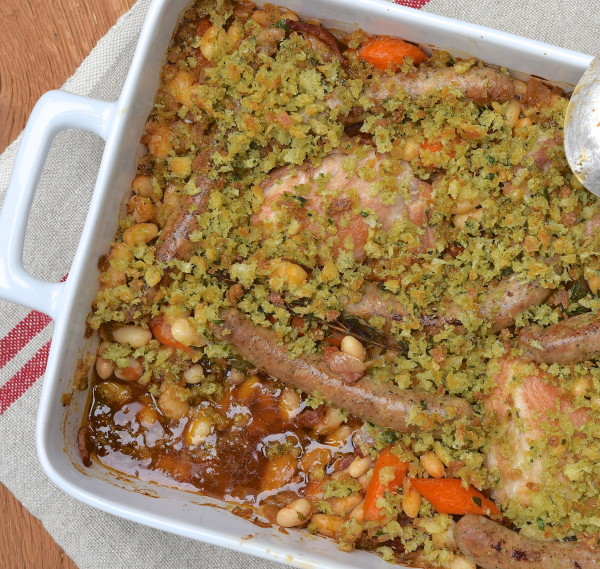 cassoulet-style chicken and white beans | pamela salzman