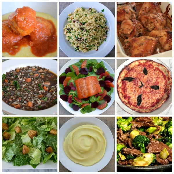 dinner plan week of January 4 | pamela salzman
