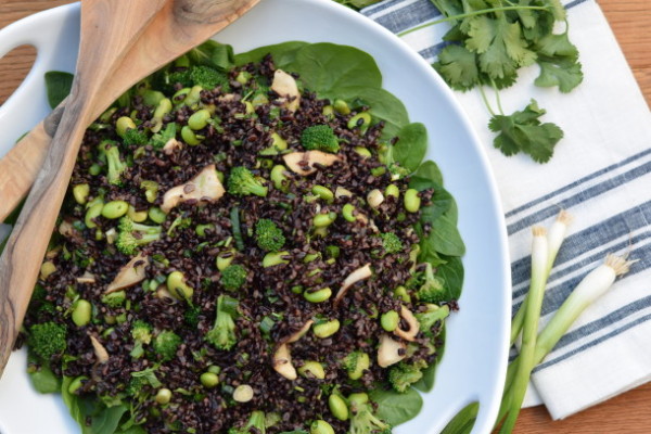 Black Rice Salad with Edamame | Pamela Salzman