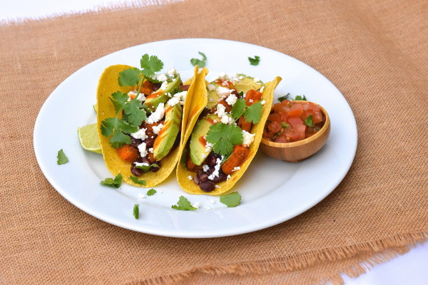 sweet potato and black bean tacos | pamela salzman