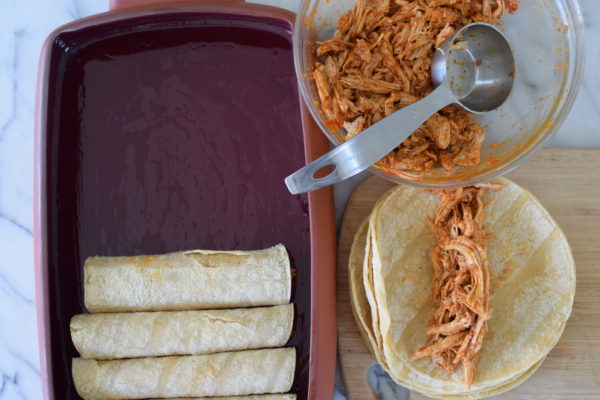 rolling enchiladas | pamela salzman