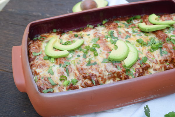 chicken enchiladas with homemade enchilada sauce | pamela salzman