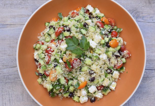 Mediterranean Quinoa Salad|Pamela Salzman