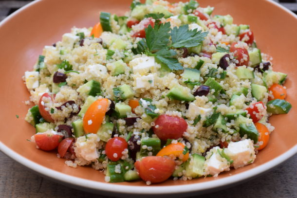 Mediterranean Quinoa Salad|Pamela Salzman