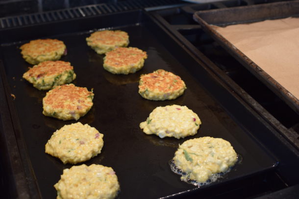 Fresh Corn Cakes with Avocado Salsa|Pamela Salzman