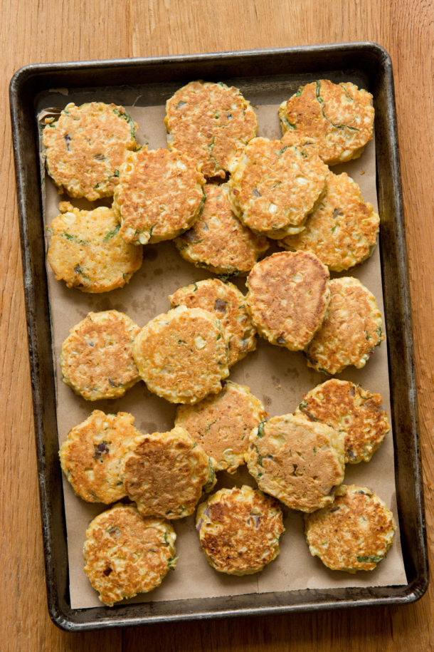 Fresh Corn Cakes with Avocado Salsa|Pamela Salzman