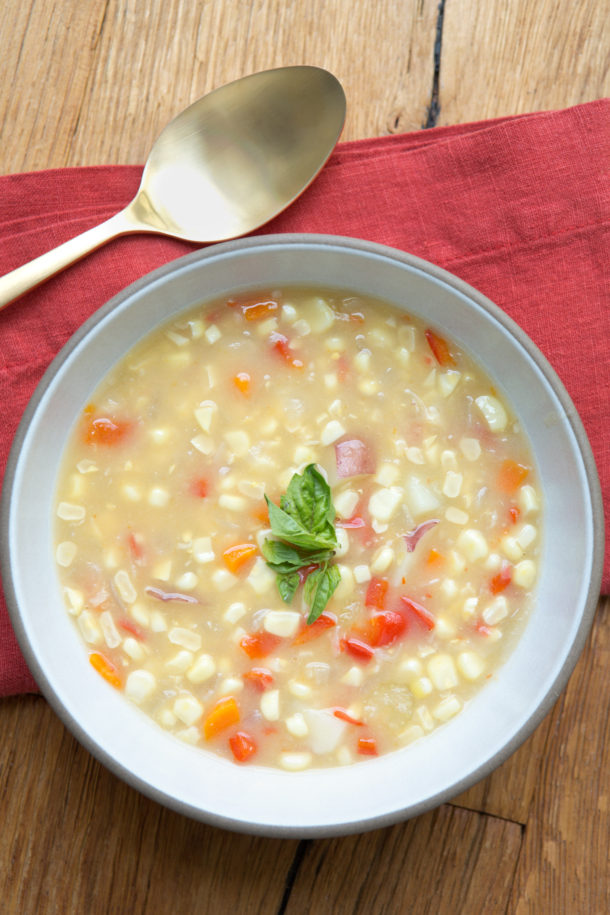 Corn and Vegetable Chowder|Pamela Salzman