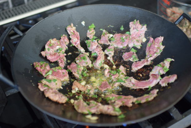 Stir-Fried Ginger Beef with Shiitake Mushrooms | Pamela Salzman