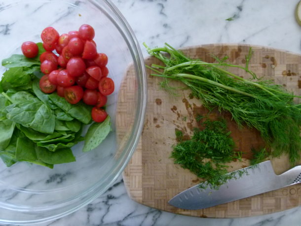 Cauliflower with Tomatoes, Dill and Capers | Pamela Salzman