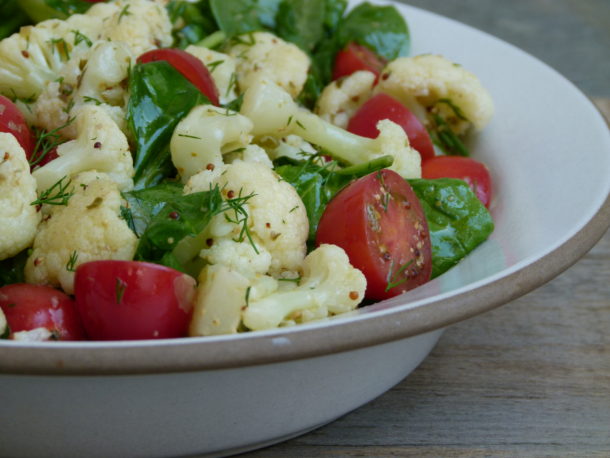 Cauliflower with Tomatoes, Dill and Capers | Pamela Salzman