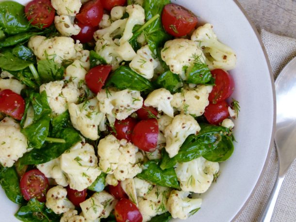 Cauliflower with Tomatoes, Dill and Capers | Pamela Salzman