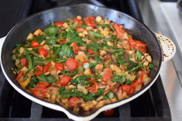 Baked Eggs and Greens (Green Shakshuka) | Pamela Salzman