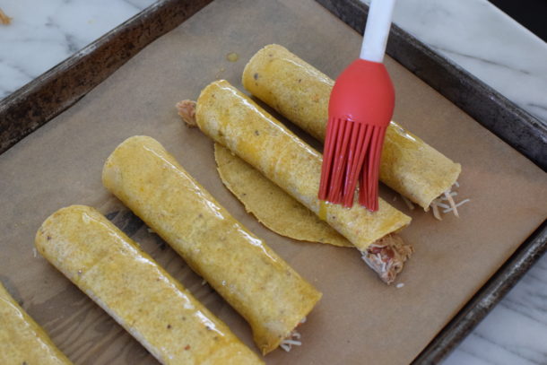 Baked Black Bean or Chicken Taquitos | Pamela Salzman