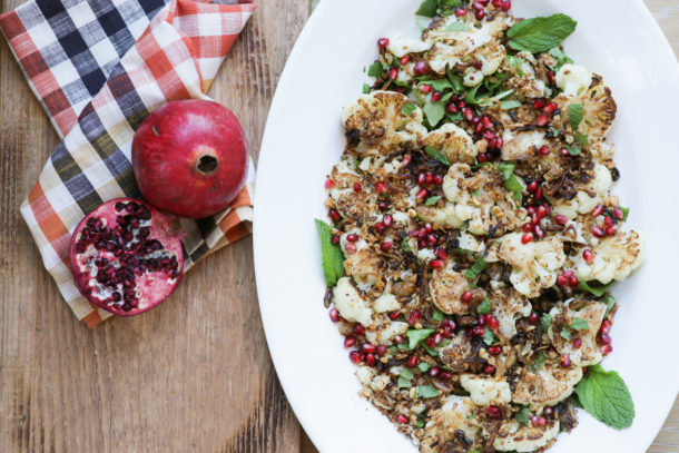 Stovetop Cauliflower with Pomegranate Molasses | Pamela Salzman